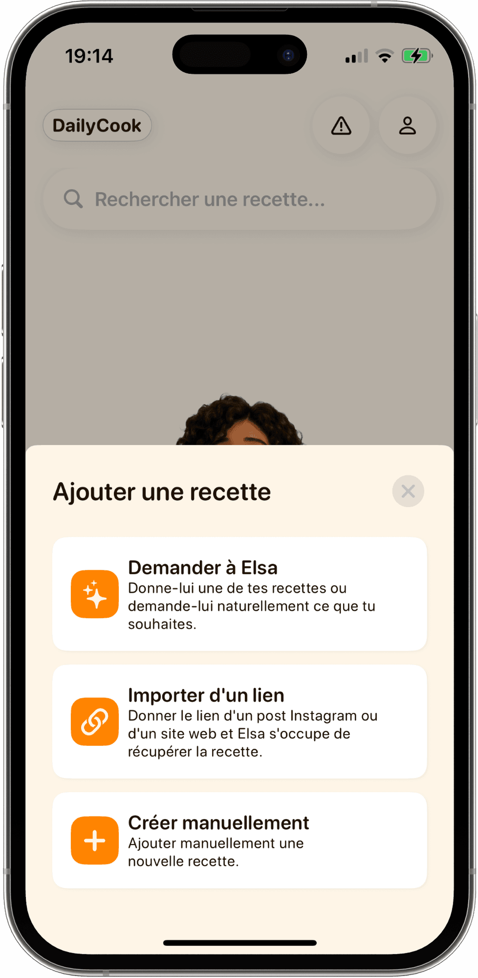 Sélectionne ta recette